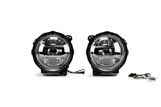 Jeep JL JT LED Headlights Chrome